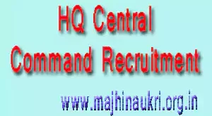 HQ Central Command Recruitment 2022